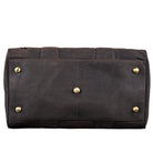Leder Weekender dunkelbraun