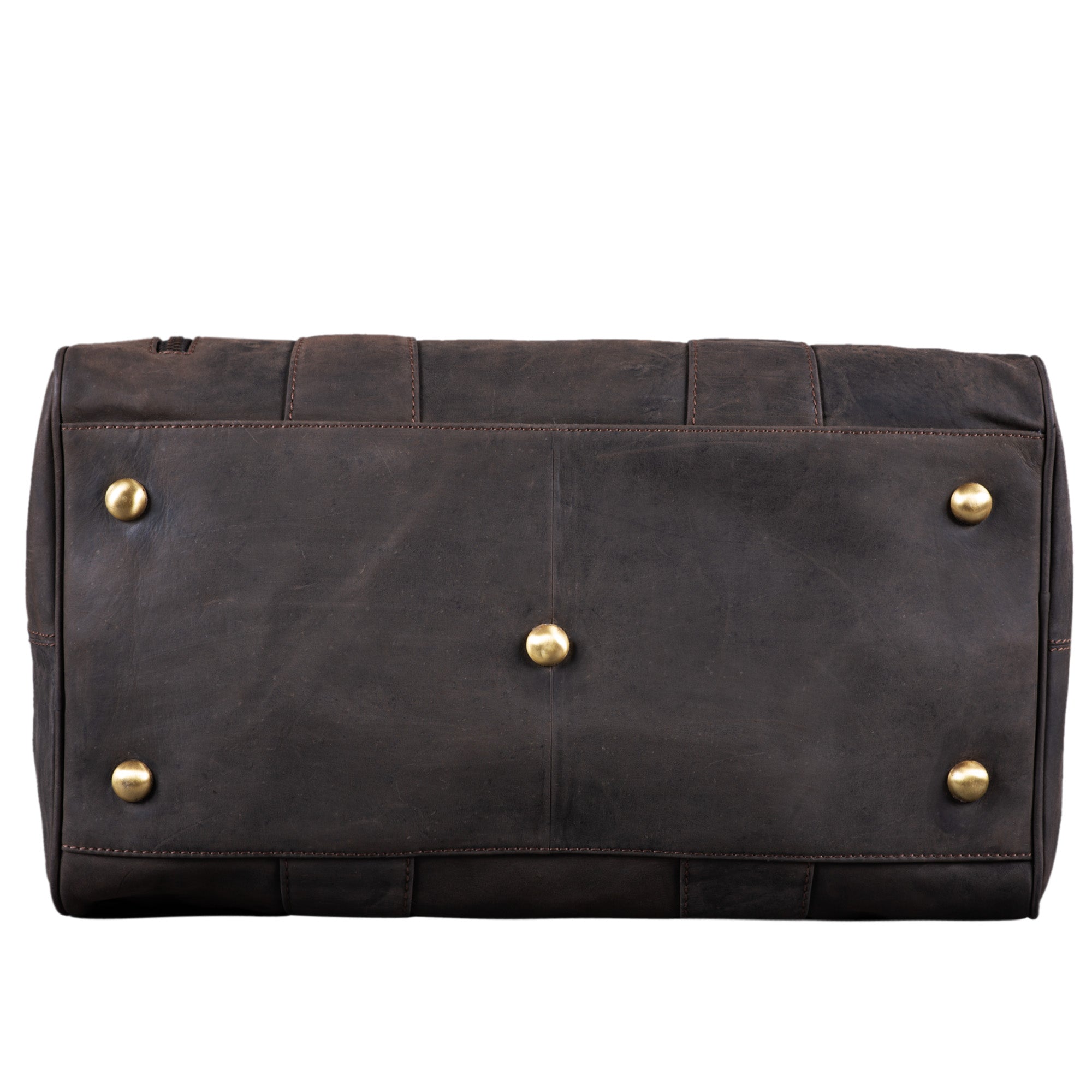 Leder Weekender dunkelbraun