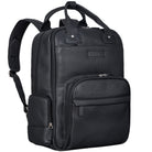 Damen Wickelrucksack schwarz Echtleder