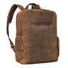 "Werner" Zaino Pelle Vintage con molti scomparti