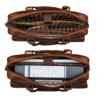 Herren businesstasche leder damen braun