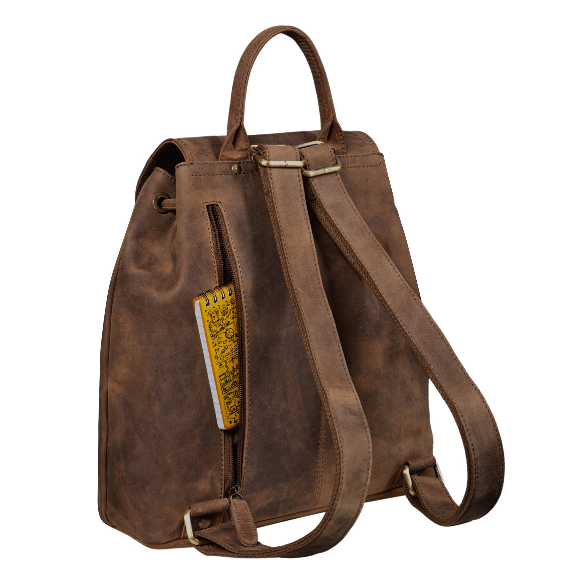 Alltags Rucksack Vintage Leder