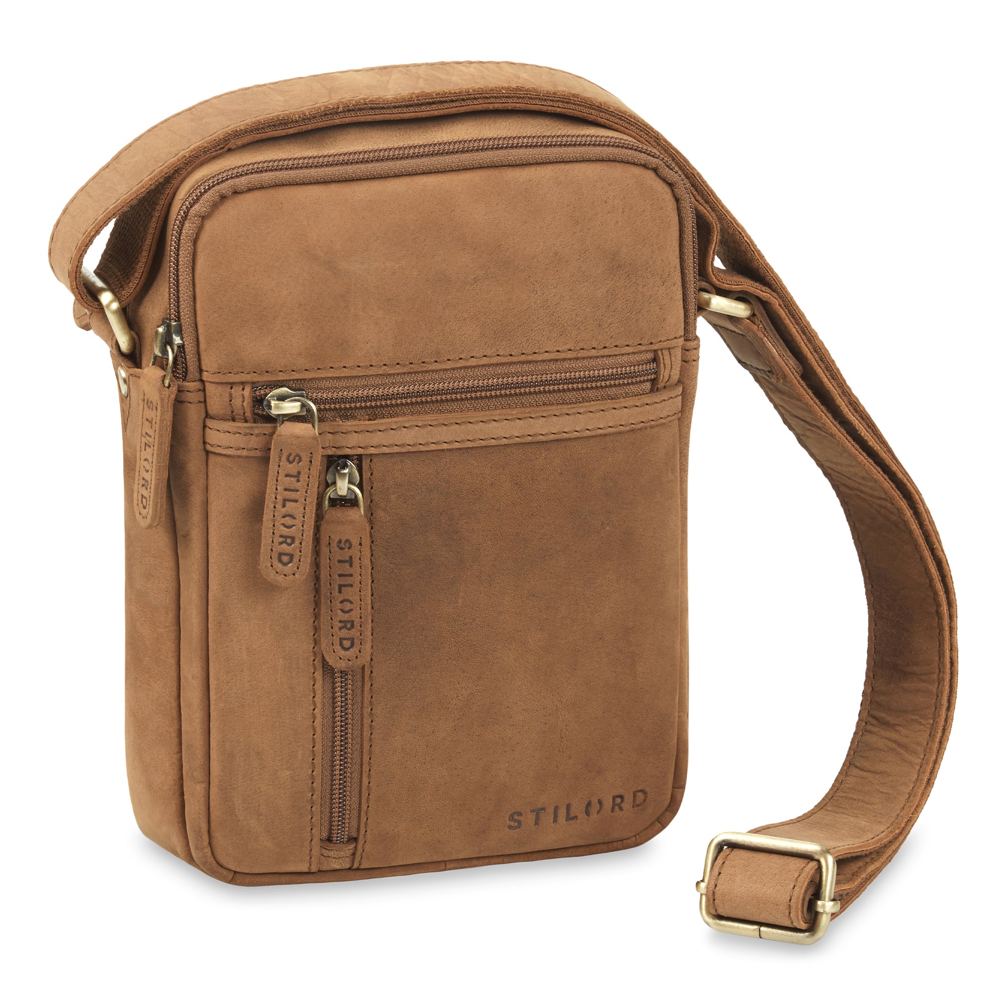 Crossbody Bag herren leder männer verstellbarer Schultergurt