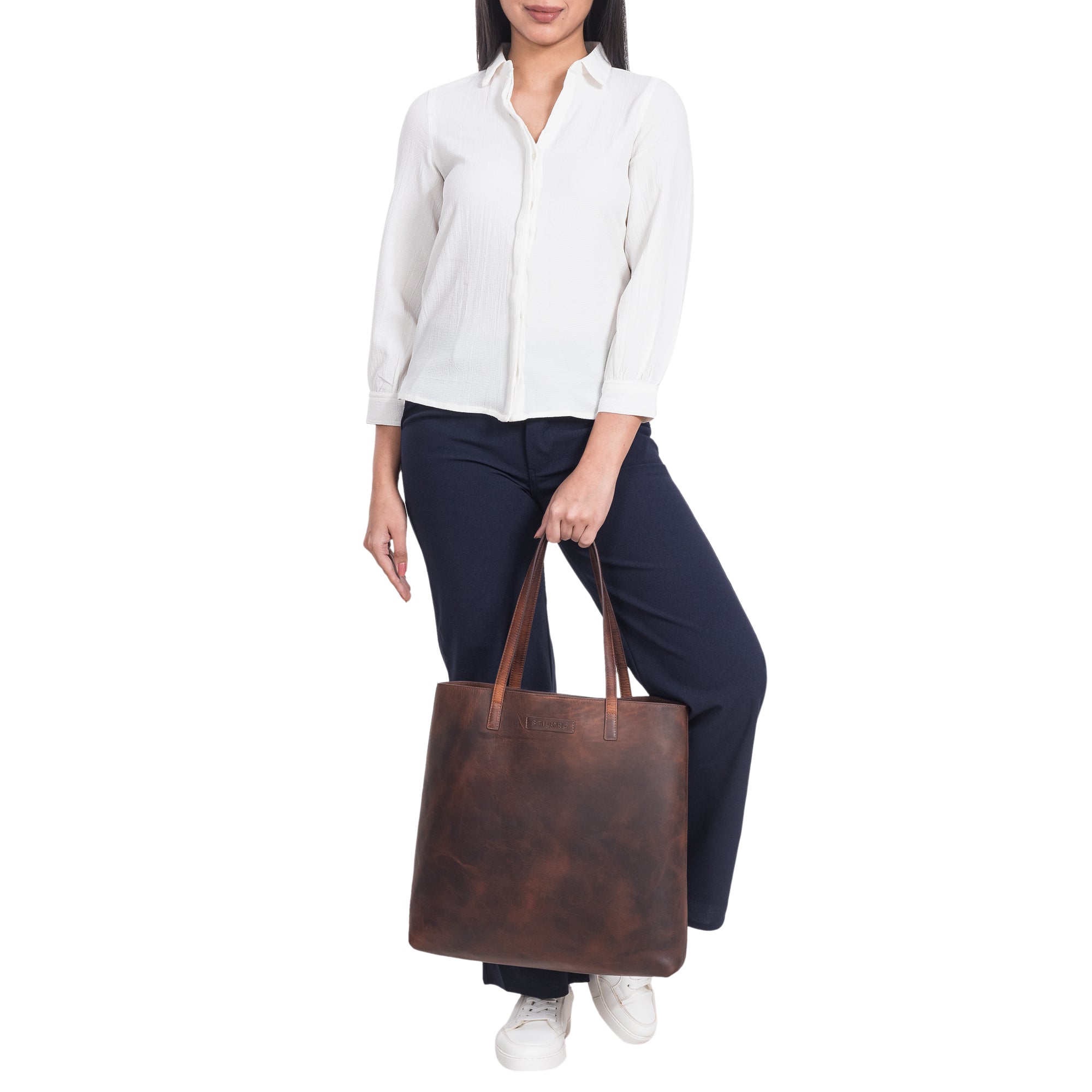 Vintage Handtasche Damen Echtleder Vintage