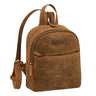 "Kiana" 2 in 1 Zaino Monospalla Crossbody Sling Bag Donna in Vera Pelle