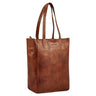 "Estella" Borsa Pelle Donna Vera Pelle Vintage Grande 16 Pollici