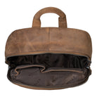 Vintage Rucksack Frauen Leder