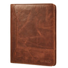 leder dokumentenmappe a4 cognac