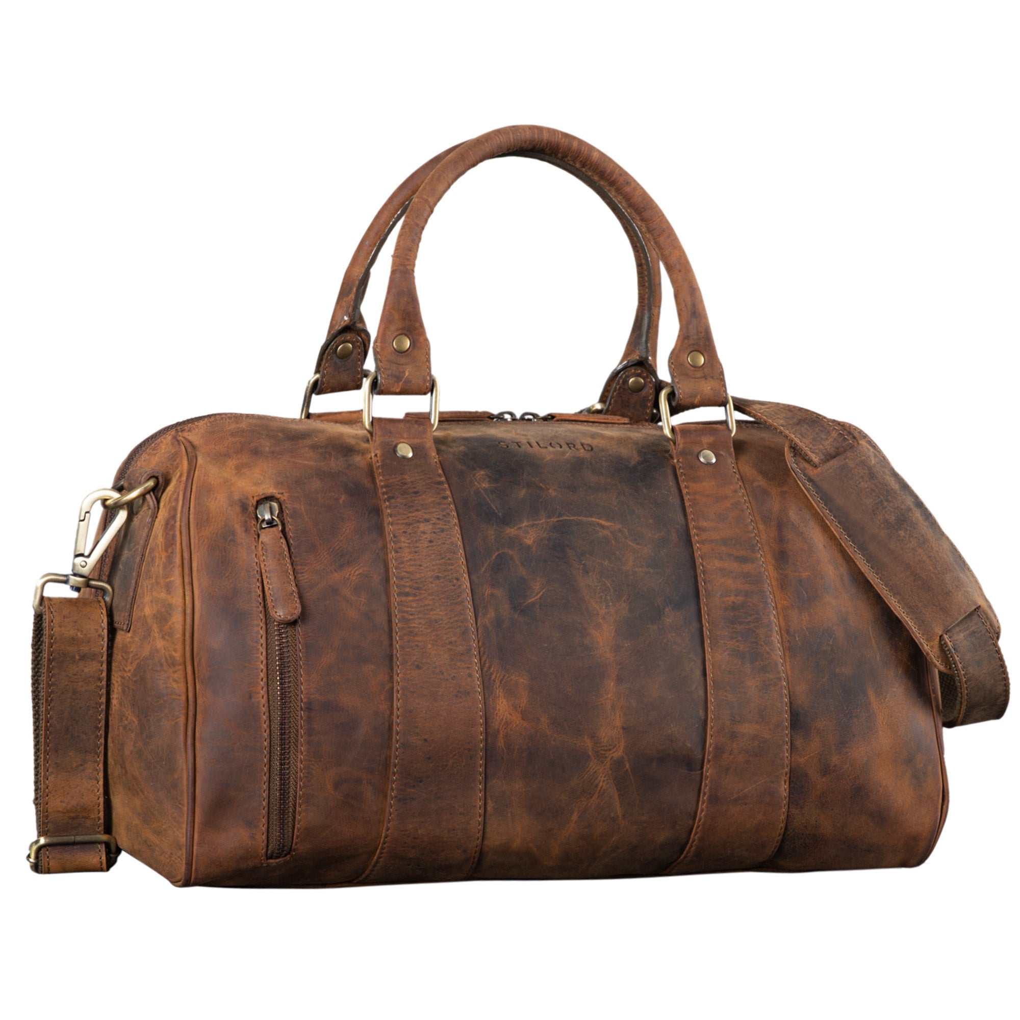 Reisetasche Leder mittelgroß