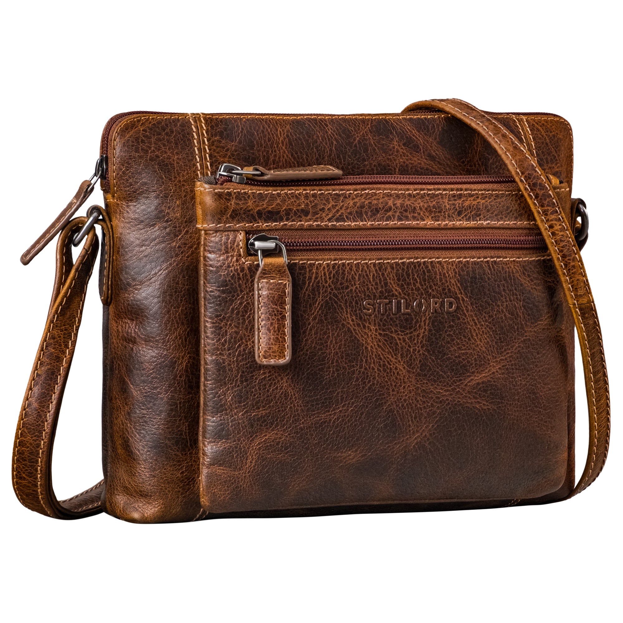 Frauen Handtasche Leder braun