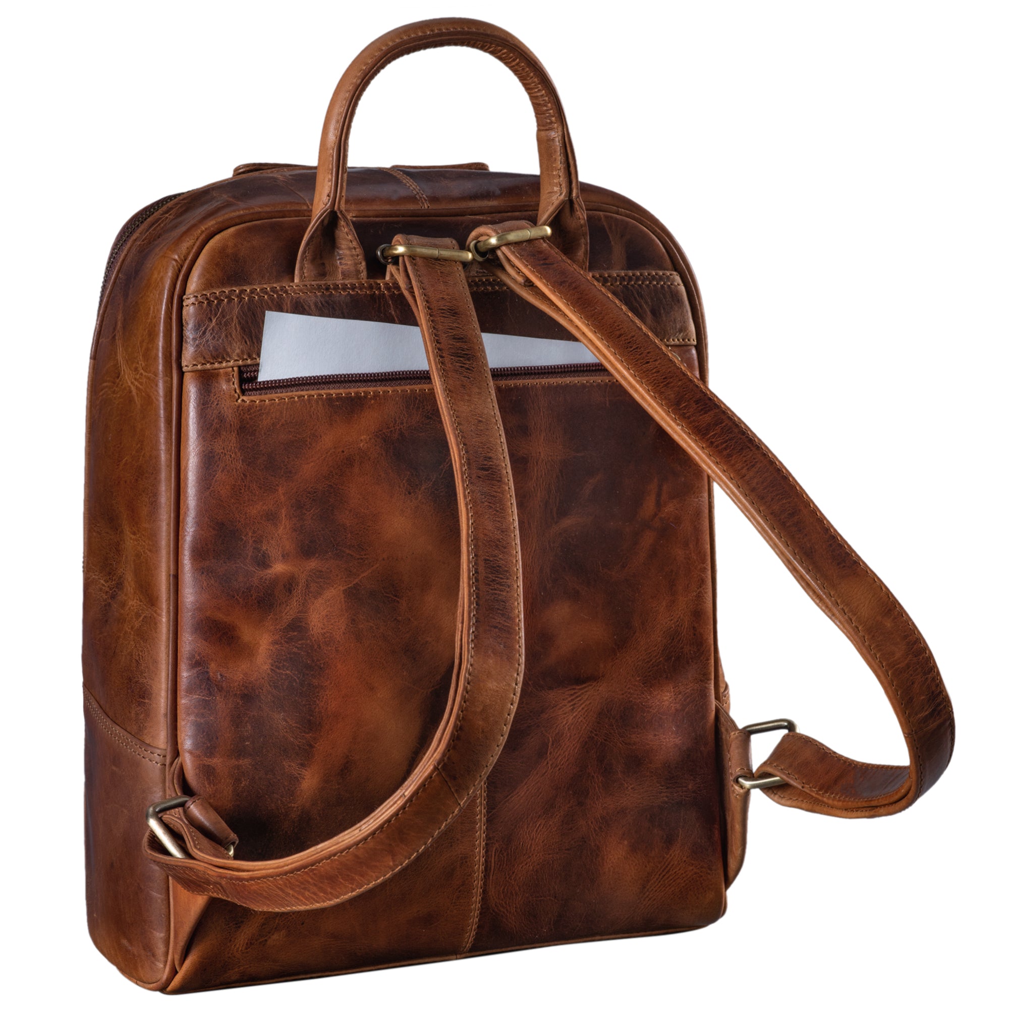 Echtleder Schultertasche Vintage