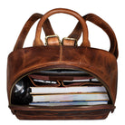 Rucksack Vintage Braun Leder