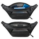 schwarz gürteltasche leder damen