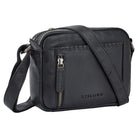 damen handtasche crossbody leder boho schwarz klein