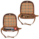 Echtleder Handtasche Damen Braun