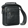 echtleder herren ledertasche zum umhängen schwarz
