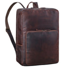 Leder Rucksack gross Herren Arbeit braun