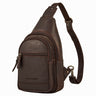 "Torino" Zaino Monospalla Uomo Pelle Crossbody Bag per tablet 8,3 Pollici