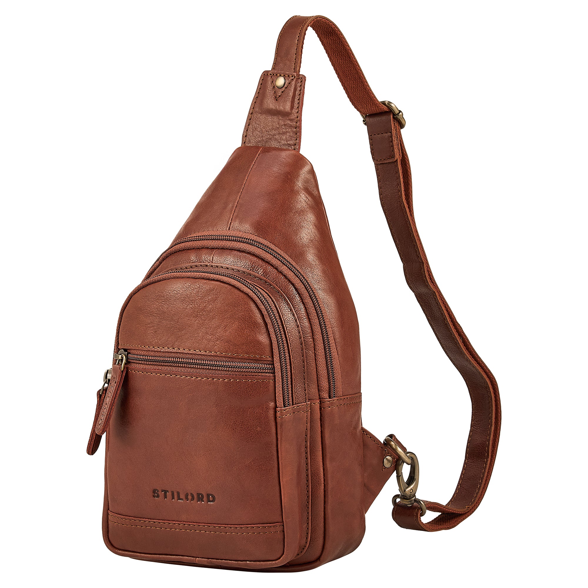 vintage echtleder herrentasche zum umhängen leder reise männer