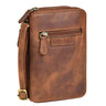 "Peter" Borsa da petto in pelle 2 in 1 Portafoglio Uomo