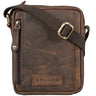 “Brandon” Borsa Tracolla Piccola da Uomo in Pelle