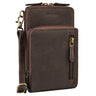 "Payton" Porta Cellulare Tracolla in Pelle