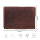 mittel portemonnaie leder damen cognac