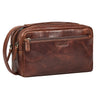 "Gaius" Beauty Case da Viaggio Uomo in Pelle Vera Vintage