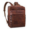 braun herren echt leder rucksack damen