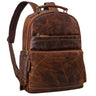 "Valens" Premium Zaino in Pelle Uomo con Scomparto Laptop 16 Pollici
