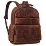 "Valens" Premium Zaino in Pelle Uomo con Scomparto Laptop 16 Pollici
