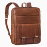 "Edwin" Vintage Zaino Pelle Uomo Grande PC 15.6-16 Pollici per Viaggi e Tempo Libero