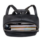 Vintage Schultertasche Leder Schwarz