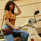 Damen Handtasche Vintage Echtleder